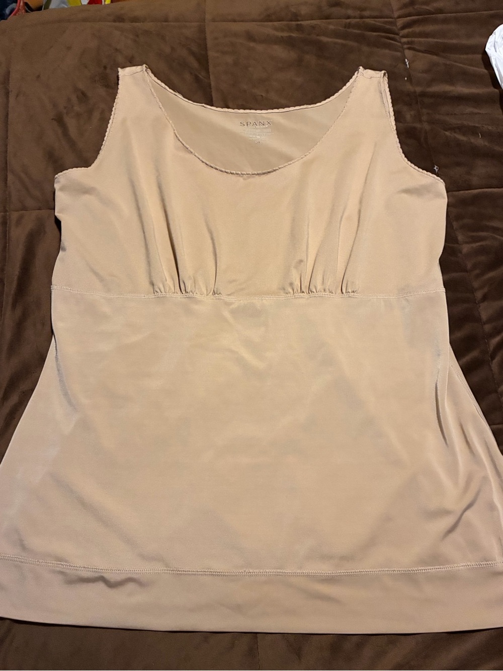 SPANX Light Beige Shaping Camisole Tank, size 3X